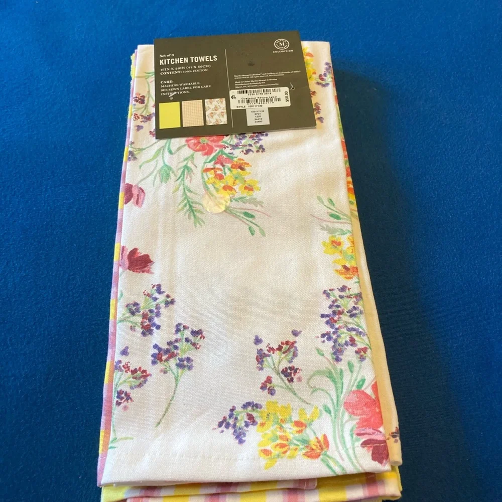 Martha Stewart 100% Cotton Kitchen Towels